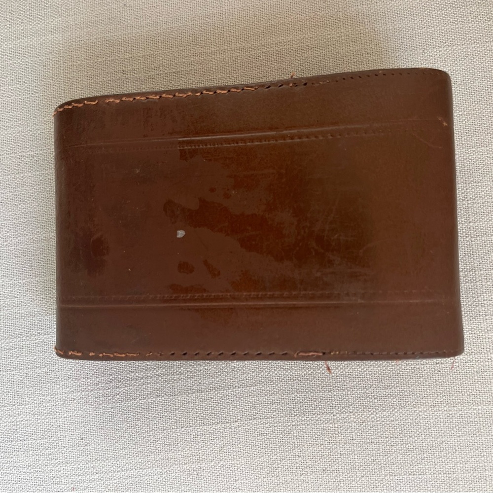 Kinax Vintage Bellows Camera from France with Brown Leather Case - Picture 8 of 8